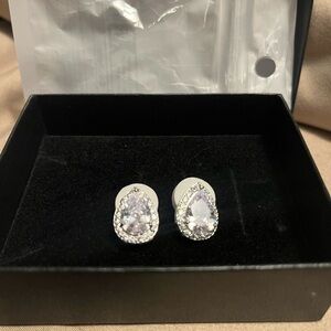 Elegant Silver Teardrop Earrings